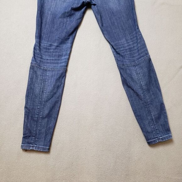 Pilcro and the Letterpress High-Rise Denim Moto Legging zip ankle size 28 - Picture 10 of 16